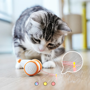 Amazon.co.jp: Cheerble 猫おもちゃ 電動ねずみ ウィキッド