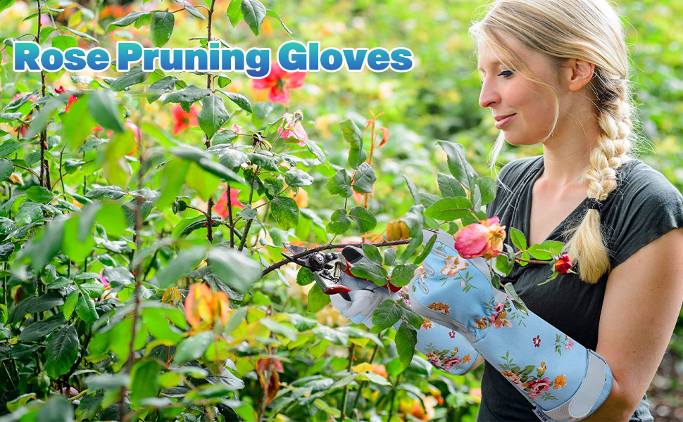 garden gloves for women thorn proof work gloves long gardening gloves yard gloves 