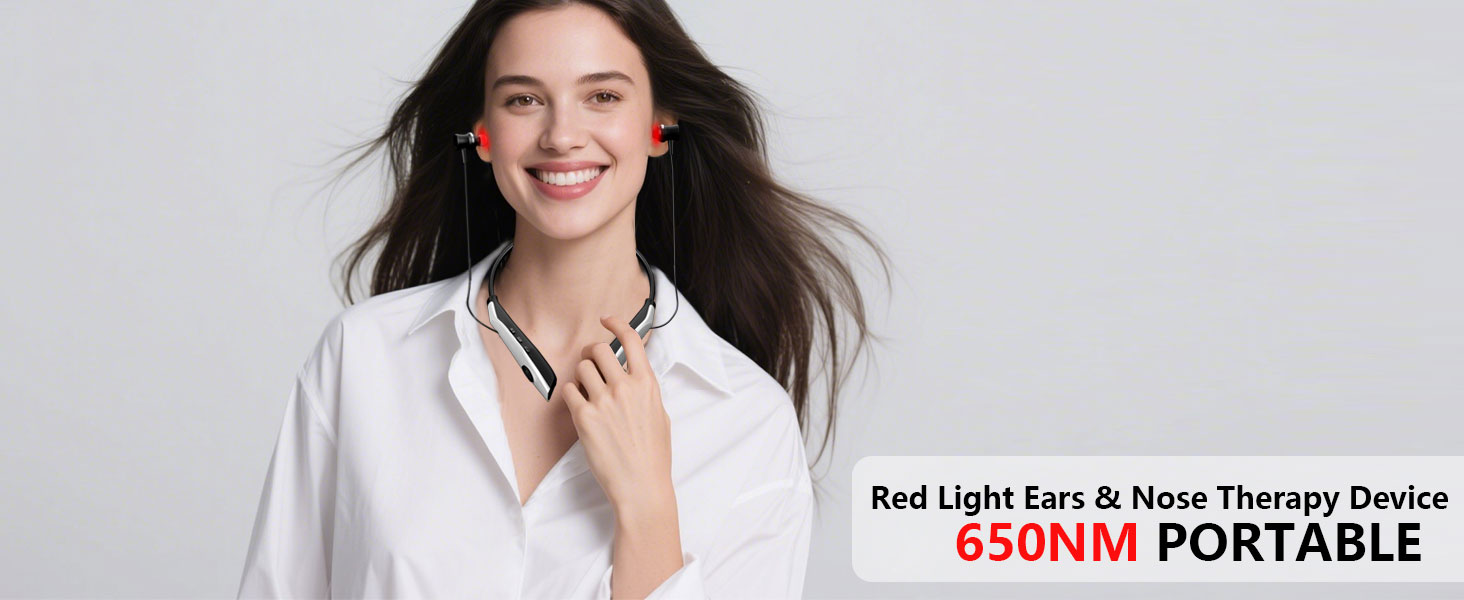 2 In 1 Red Light Therapy Device for Nose Ears
