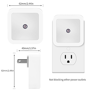 LED night light plug in