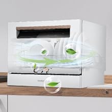 COMFEE&#39; 食洗機 ねこ食器洗い乾燥機 工事不要 5人用 温風乾燥 Amazon | COMFEE' 食洗機 ねこ食器洗い乾燥機 工事不要 5人用 温