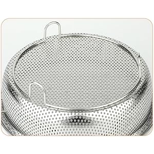 steamer insert; steamer pan; steamers for cooking; metal steamer basket