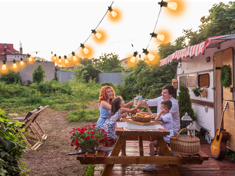 outdoor string lights 100ft