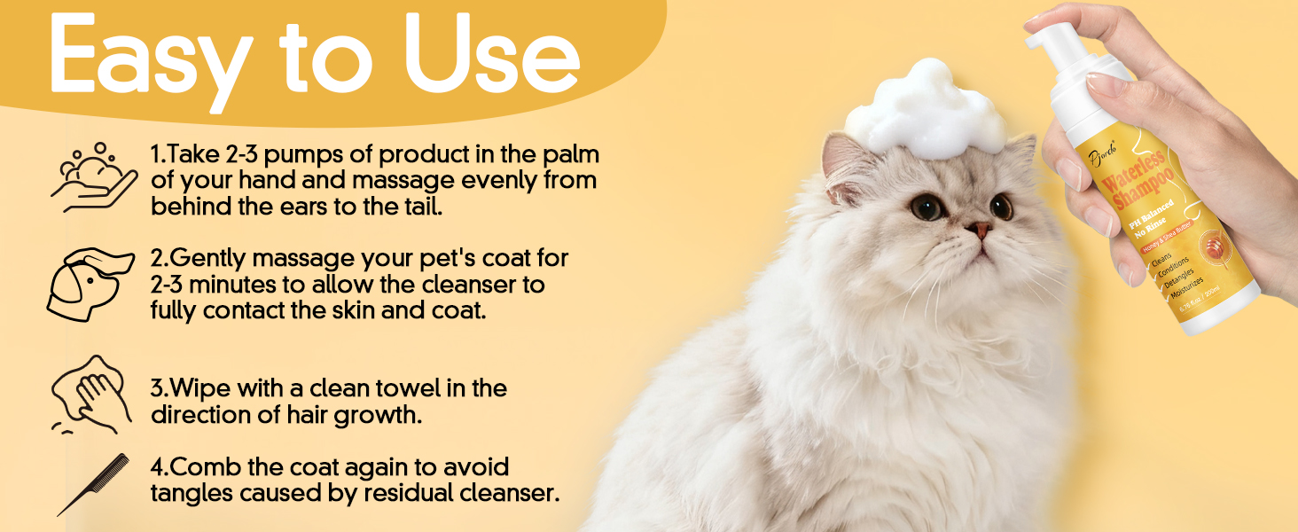 cat shampoo for long haired cats