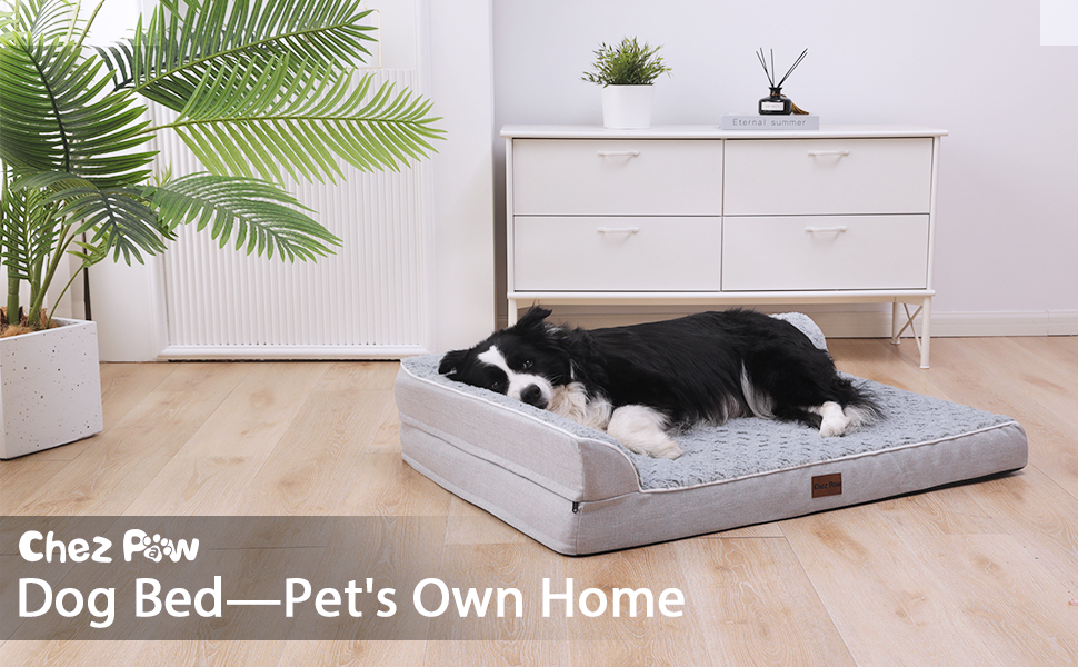 Chez Paw XXXL Dog Bed for Extra Large Dogs, Orthopedic Dog