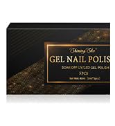 Shining She UV Nagellack Pearl Effect,5 Farben Meerjungfrau Pearl Rosa Weiß Grün Gel Nagellack Se...