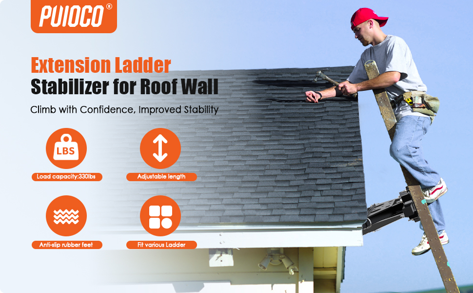 Ladder Stabilizer, Ladder Standoff Stabilizer, Extension Ladder