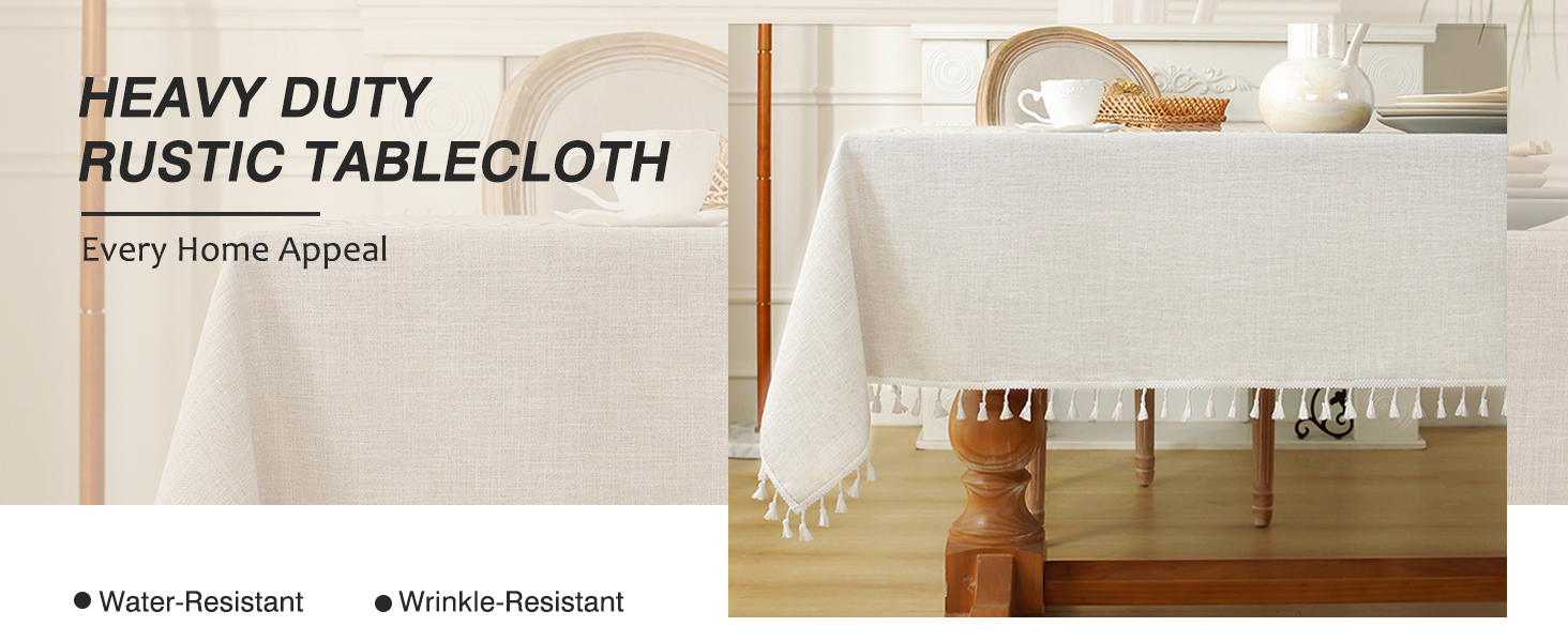 Heavy duty tablecloth