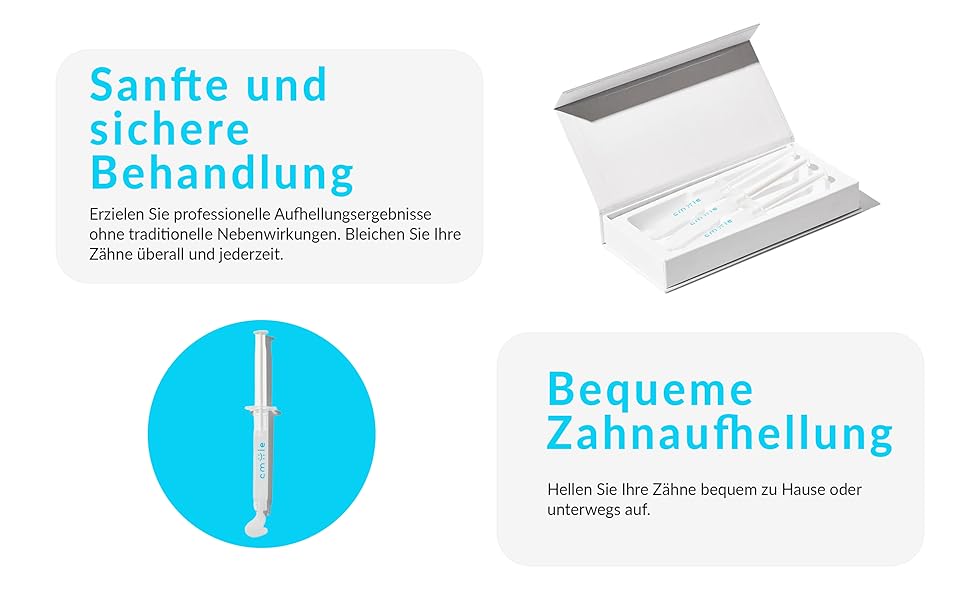 Aufhellungsgel, sofortige Zahnaufhellung, Zahnaufhellungsserum, Zahnaufhellungsprodukte