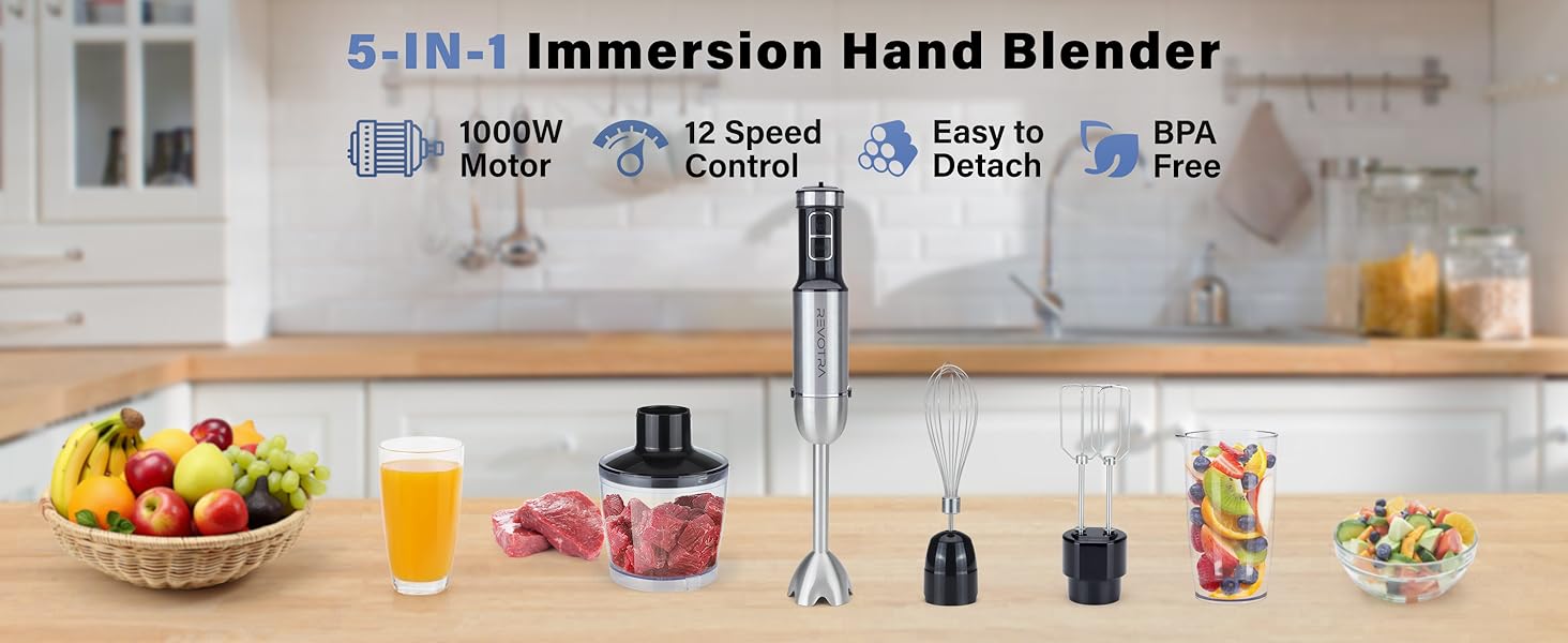 Immersion Blender Handheld