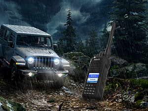 long range gmrs handheld radio waterproof ip67 gmrs radios transceiver fishing ham radio off road