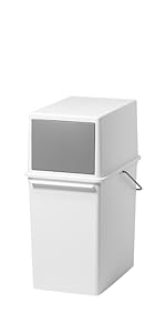 Amazon｜ライクイット (like-it) フタ付きゴミ箱 フロント