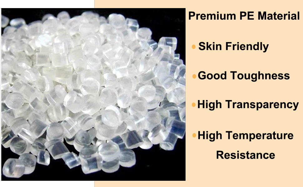 Okllen 100 Pack Disposable Plastic Sheeting for Body Wrap, Sauna Bag Liner Used