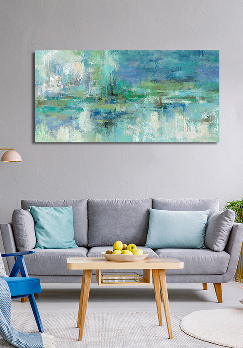 teal wall pictures