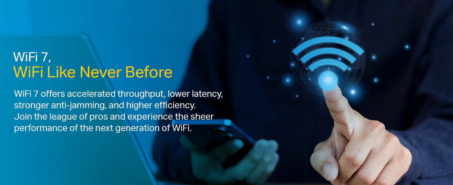 Archer BE400 BE6500 Dual-Band Wi-Fi 7 Router