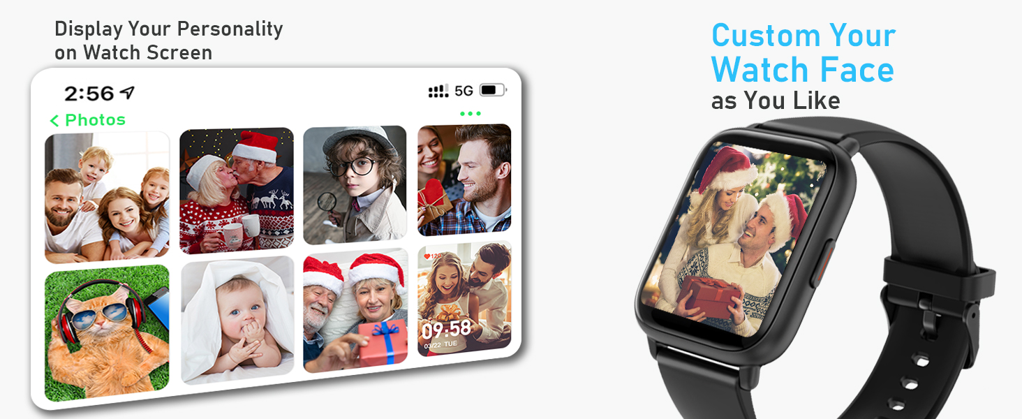 Smart Watches w Bluetooth Calling Dial for women men