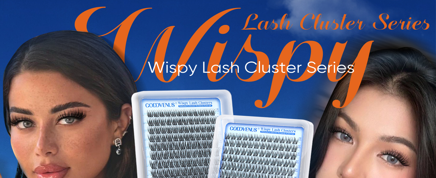 Wispy Lash Clusters Natural Lashes Clusters Wispy Eyelash Clusters C Curl Cluster Eyelash Extensions
