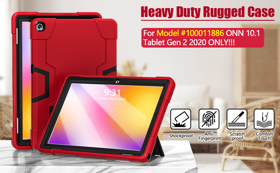 WESOROL for Walmart ONN 10.1 Inch Tablet Case Gen 2 2020