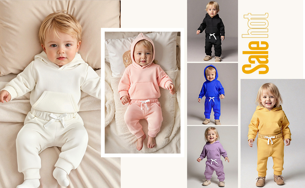 Aalizzwell Infant Baby Winter Hoodie Outfit