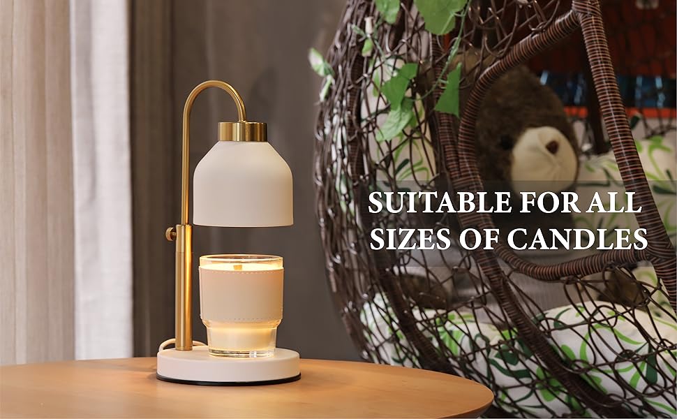 AIKUT Candle Warmer Lamp, with 2 Bulbs,Timer & Dimmer