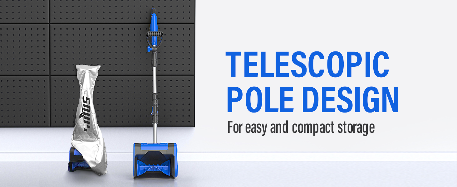 SOYUS Cordless Snow Shovel, 20V 10Inch Cordless Snow