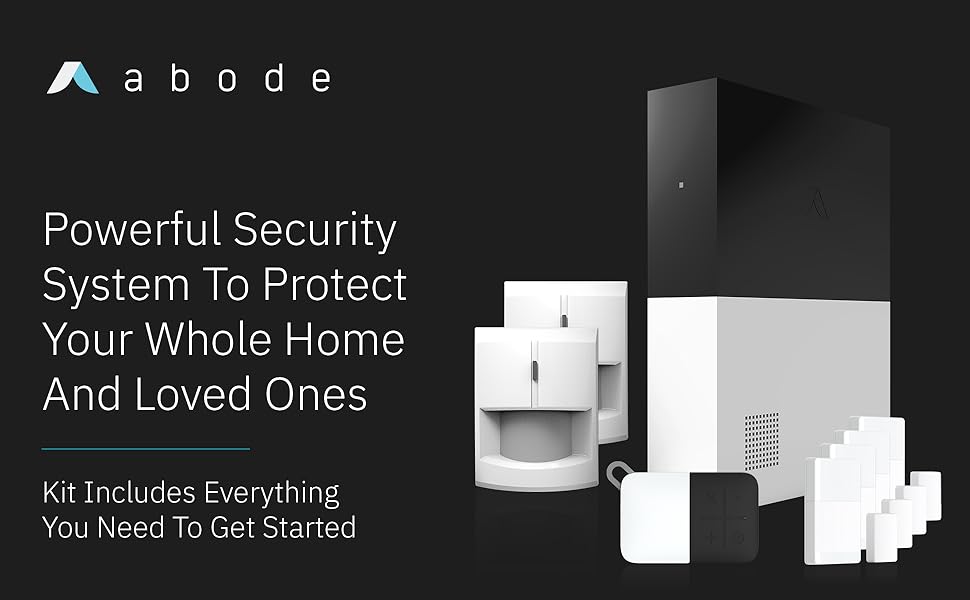 Abode 8 Piece Wireless Smart Security System Works with