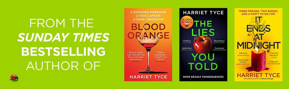 new twisty thriller, blood orange, the lies you told, it ends at midnight