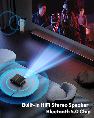 Amazon.com: 1500 ANSI Wireless Projector with Apps WiFi 6