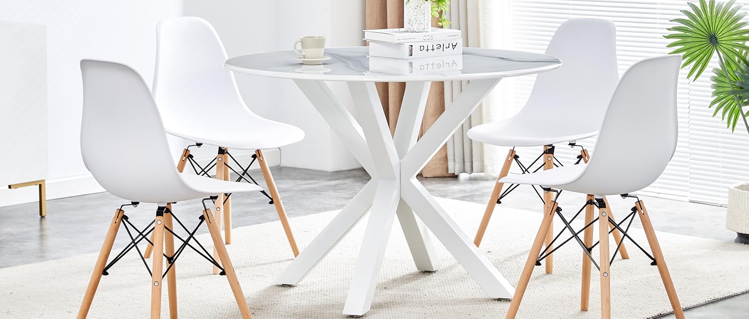 Juego de comedor moderno de mediados de siglo