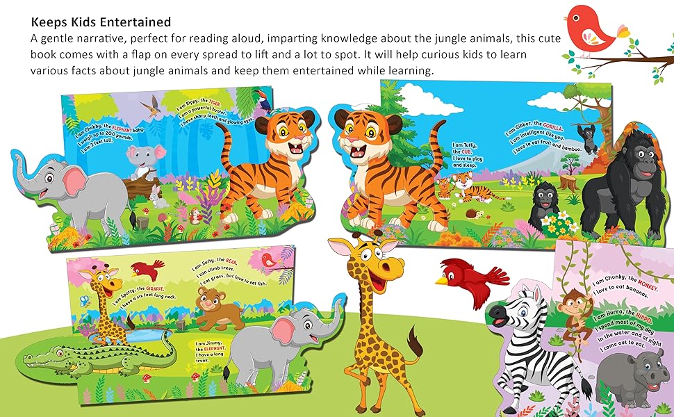 In the Jungle - Lift The Flap Book 