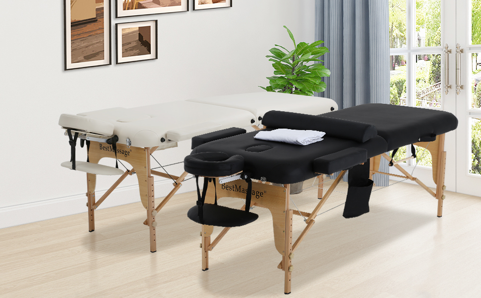Yewuli Massage Table Bed Portable Folding Massage Spa Beds