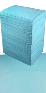 Disposable Dental Bibs blue