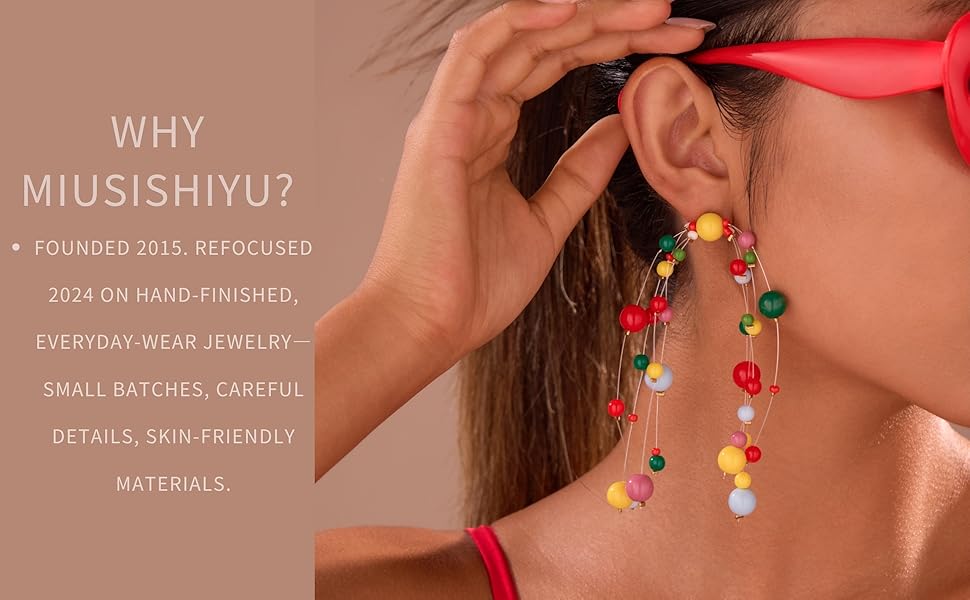 Bohemian Beaded Earrings