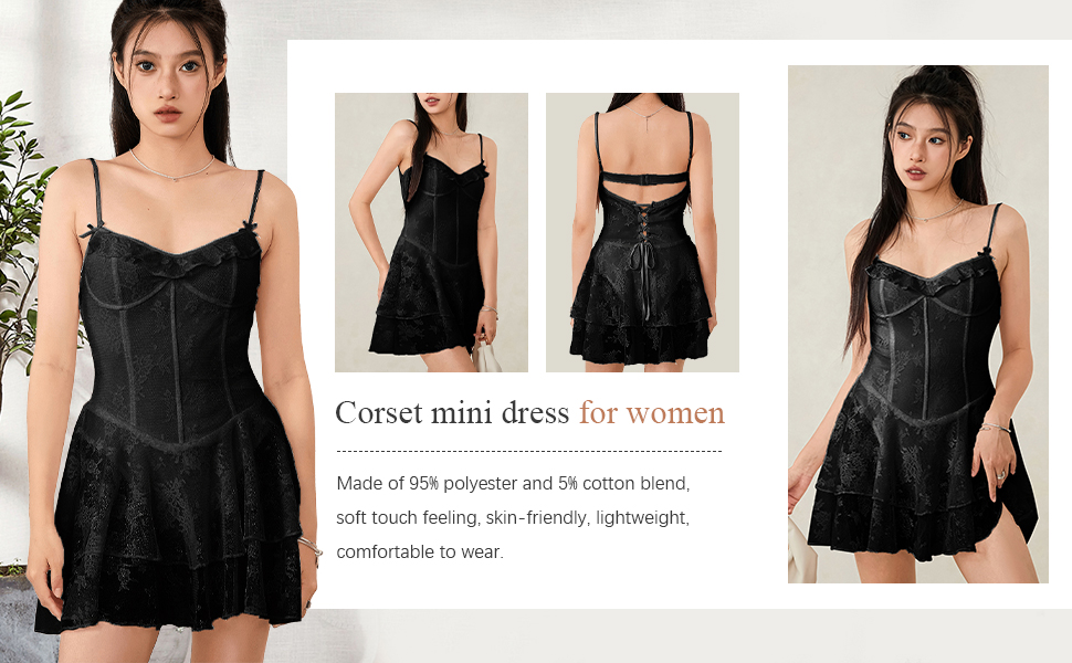 andwang corset mini cami onepiece Mサイズ Sun-imperial - women white floral print tie cami strap