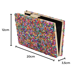 medidas del bolso multicolor 