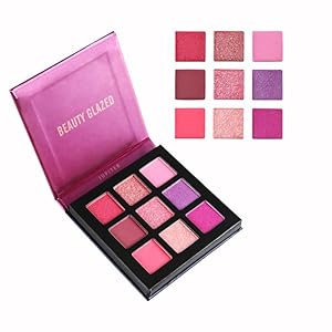 9 Farben Shine Diamond Lidschatten Make-up Pigmente Wasserdicht Shimmer Glitter Palette