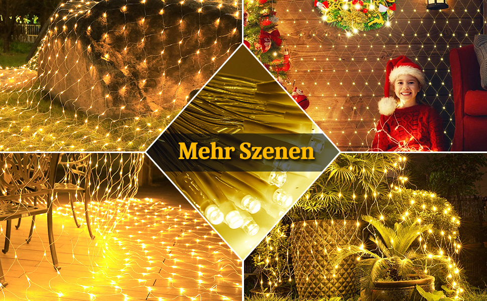 Lichternetz 3x2m 200 LED