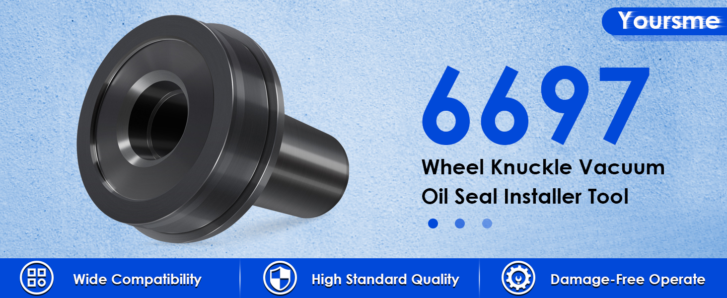Wheel Knuckle Vacuum Oil Seal Installer Tool