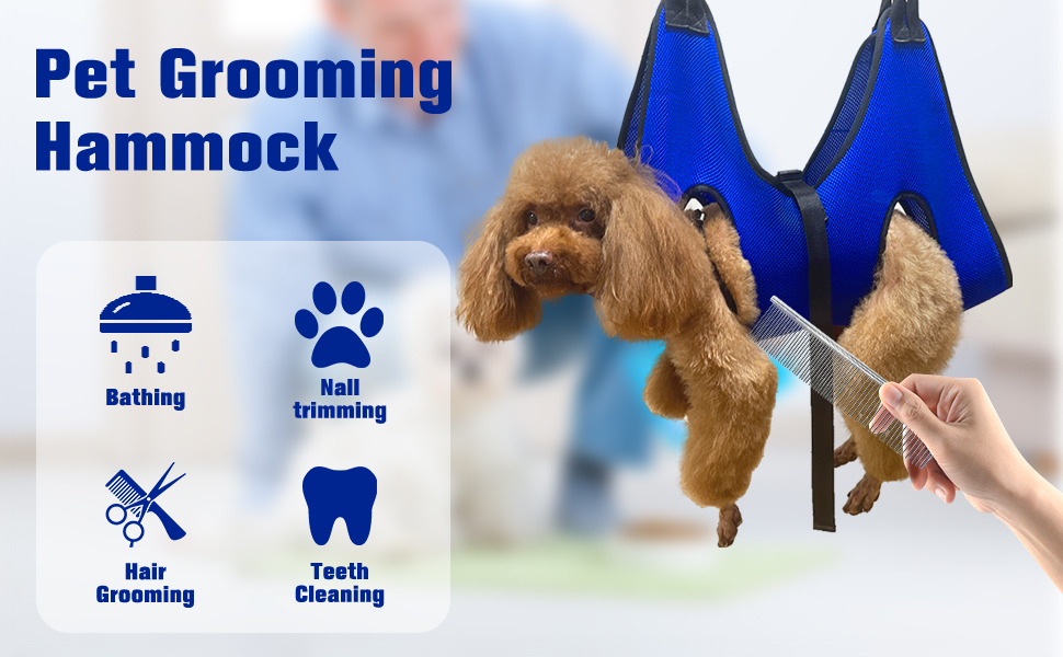 dog grooming hammock
