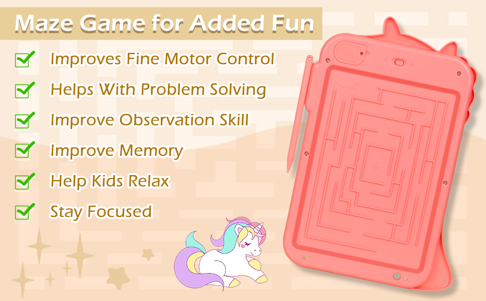 lcd writing tablet for kids ages 2-4 4-6 3-5