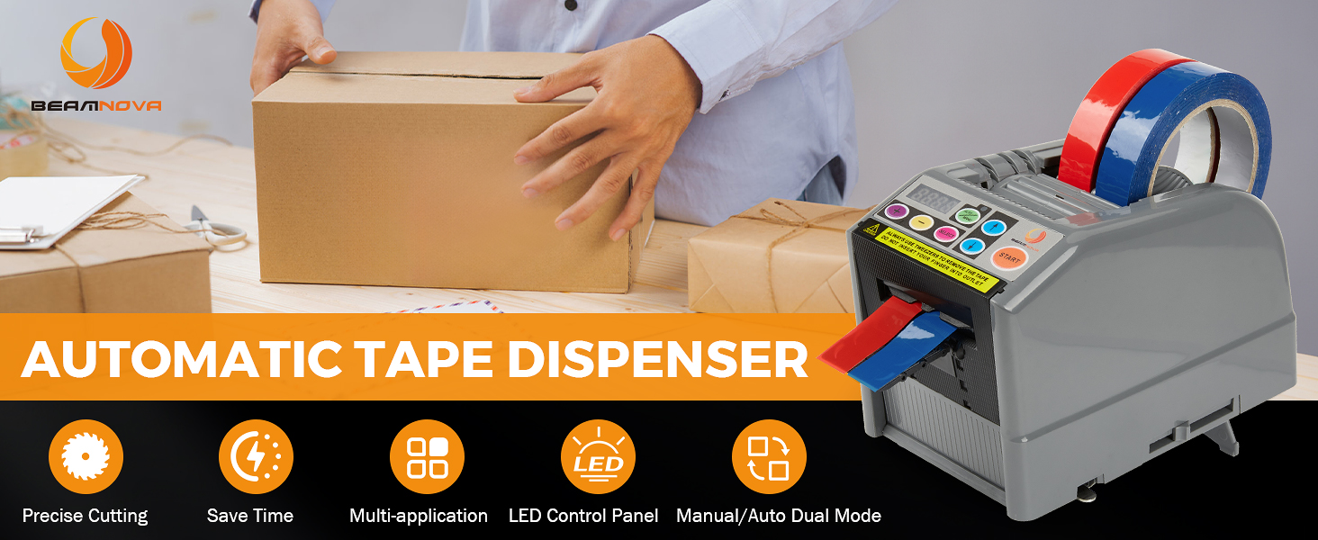 BEAMNOVA Automatic Tape Dispenser,Electric Tape Cutting