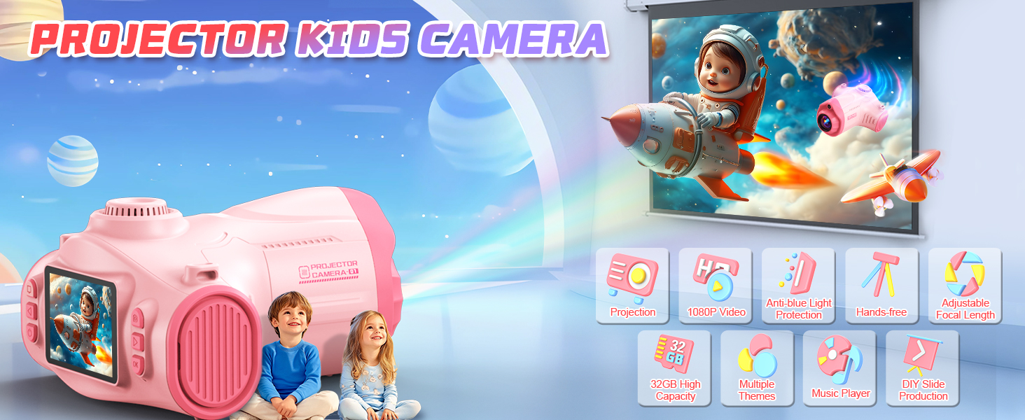 projector kids camera