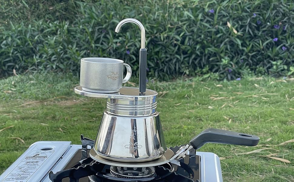 MERMOO YILAN Heat Diffuser Induction Hob Converter 13cm Mocha Pot Stand