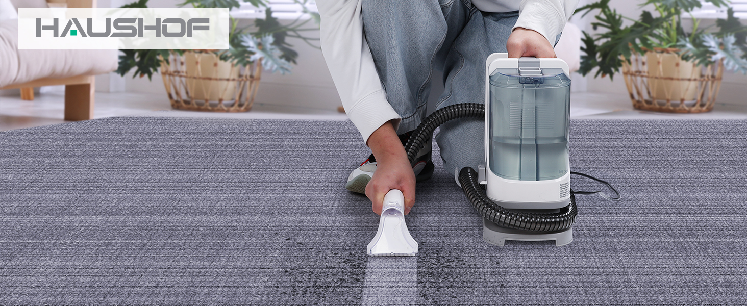 HAUSHOF Portable Carpet Spot and Upholstery Cleaner