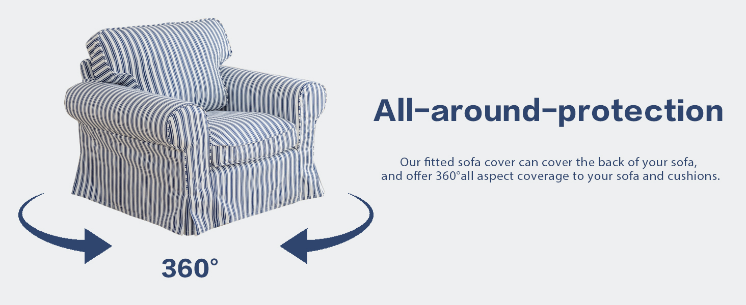 MASWOND Custom Made Ektorp Sofa Cover Replacement for IKEA