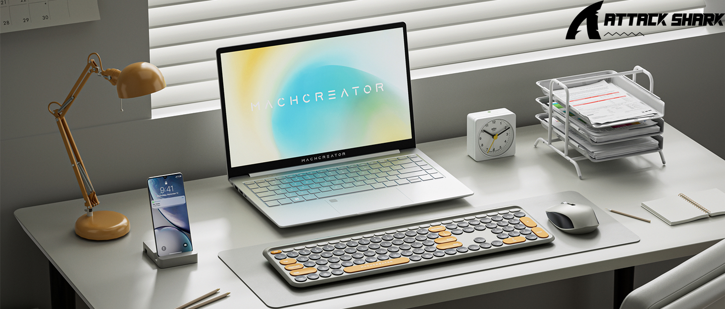 ATTACK SHARK White Cloud Soft Comfortable Keyboard Wrist Rest, Ergonomic Wrist Support Keyboard