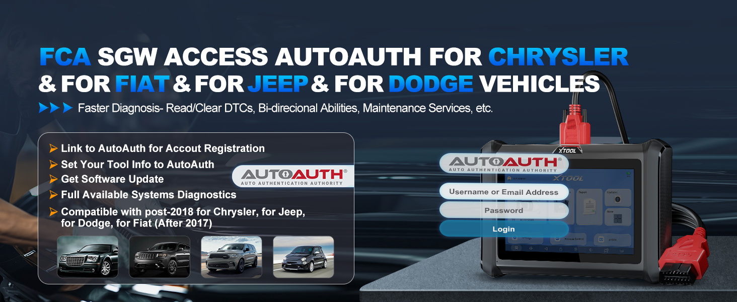 XTOOL D7S fca car scanner diagnostic tool