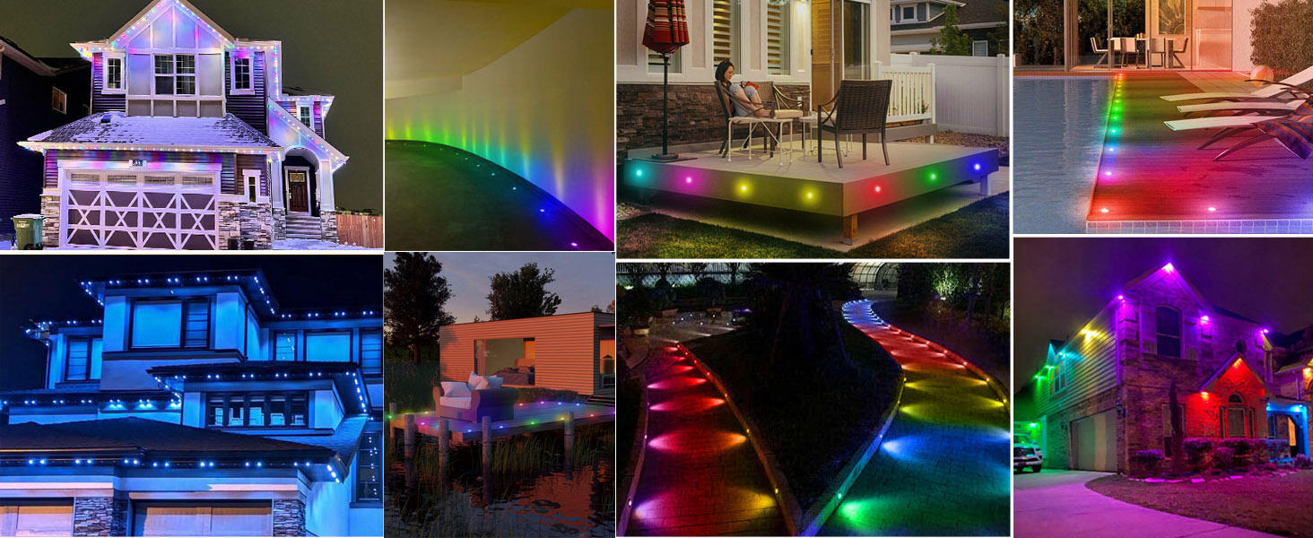 12V LED Plinth Deck Lights Kits 
