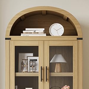 arched bookcase