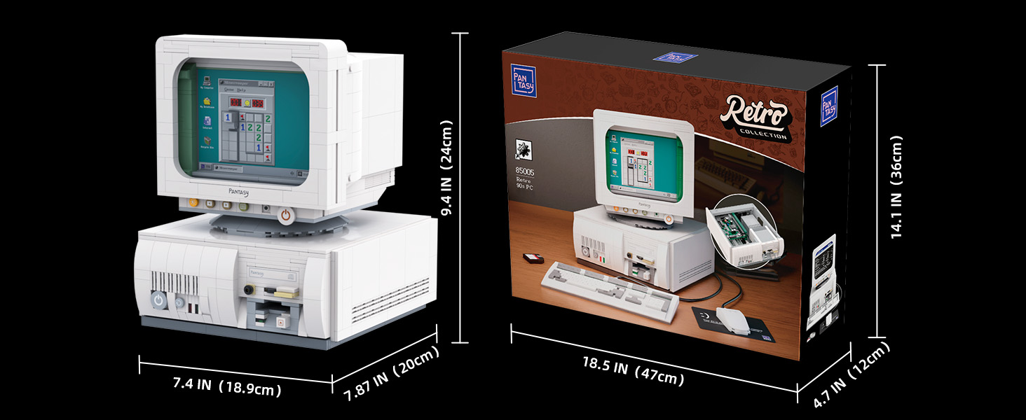 Amazon.com: BRICKKK PANTASY Computer Building Set for Adults ...